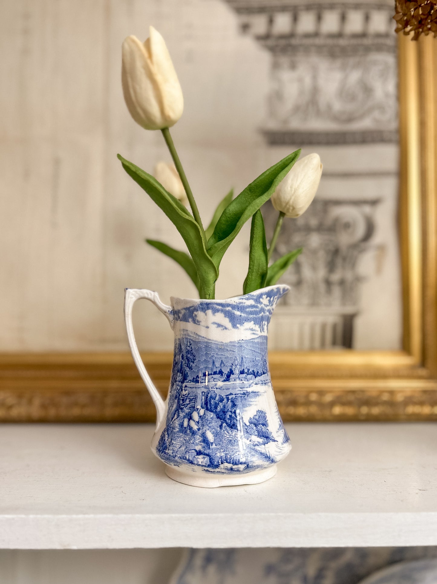 Alfred Meakin “Tintern” Blue Small Transferware Pitcher