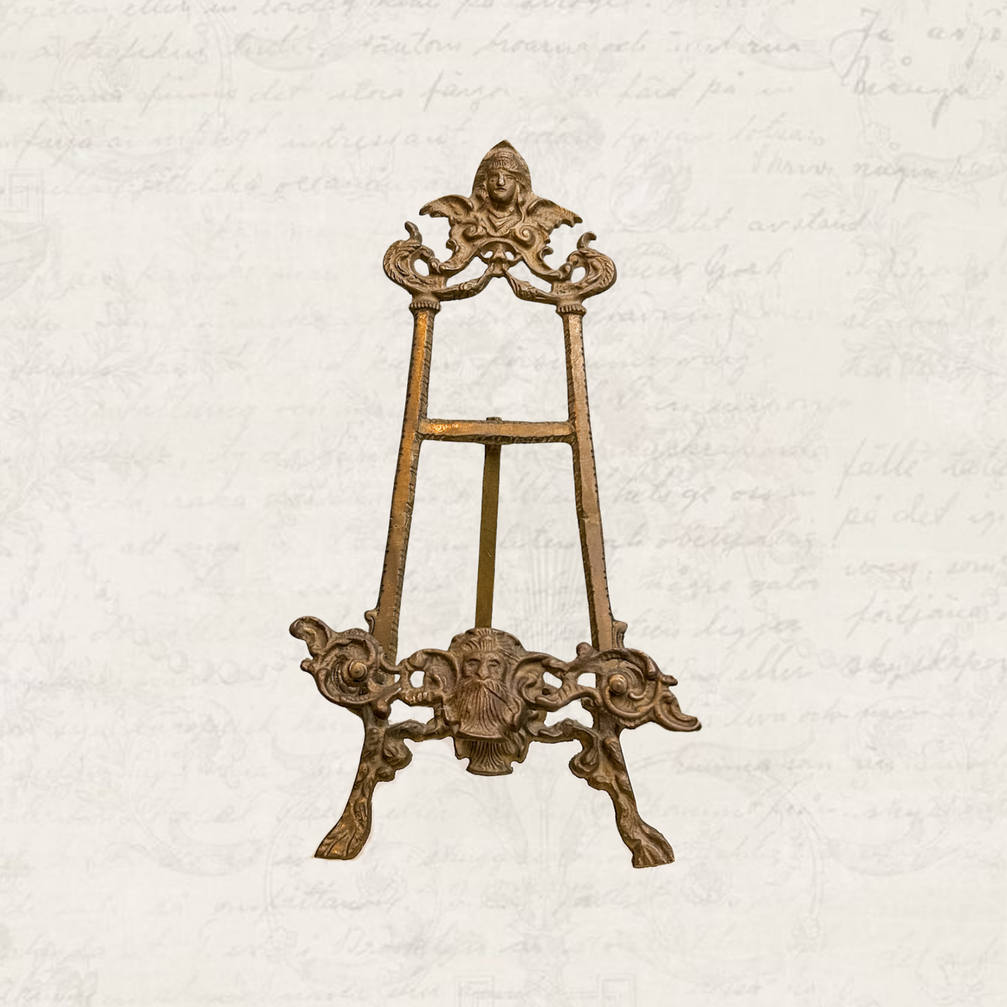 Ornate Brass Easel