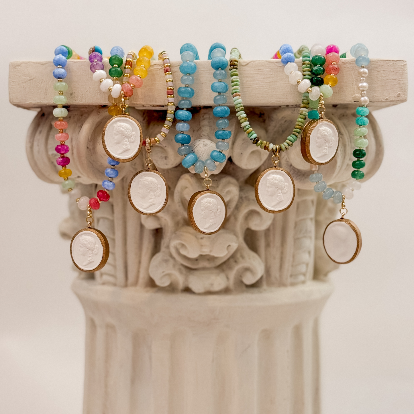Intaglio Grove Gemstone Necklace | Bellini
