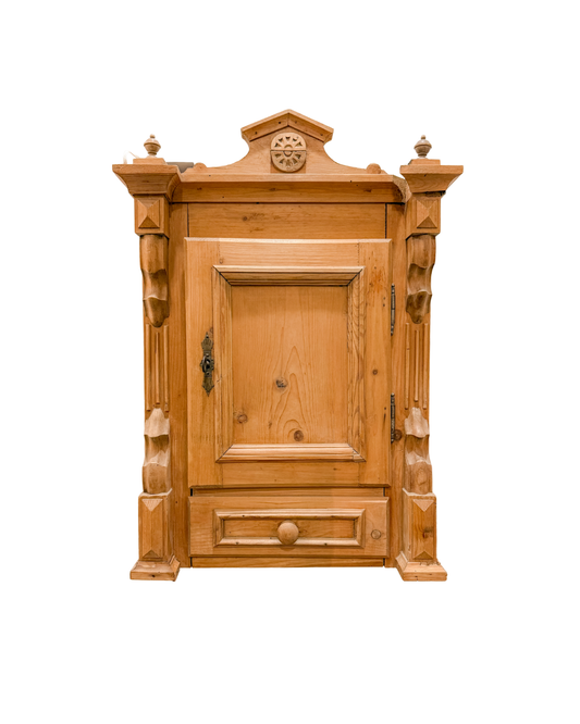 Antique English Pine Cabinet